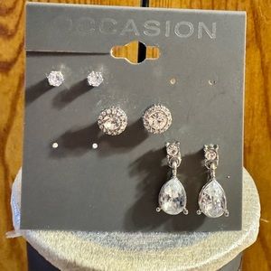 Occasion 3 Pairs Of Elegant Earrings